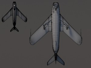 mig-17 Modèle 3D