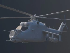 mi-24 3D Model
