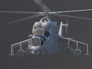 mi-24 3D Model