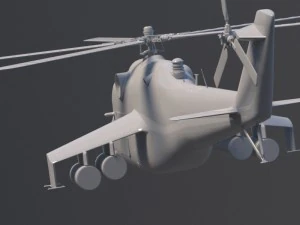 mi-24 3D Model