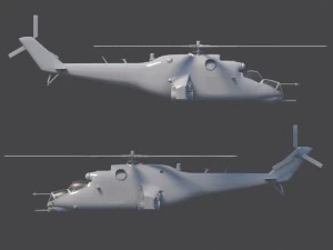 mi-24 3D Model