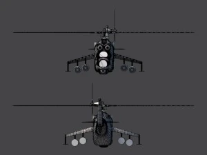 mi-24 3D Model