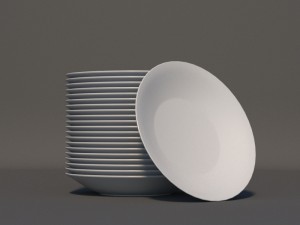 plates set Modello 3D