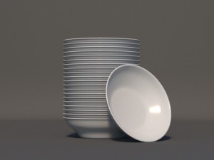 plates set Modello 3D