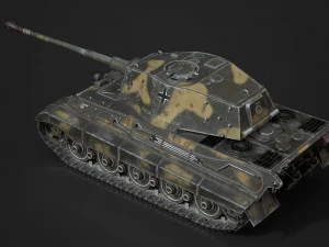 tiger 2 3D Model