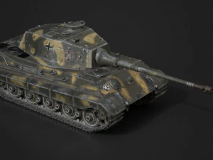 tiger 2 3D Model