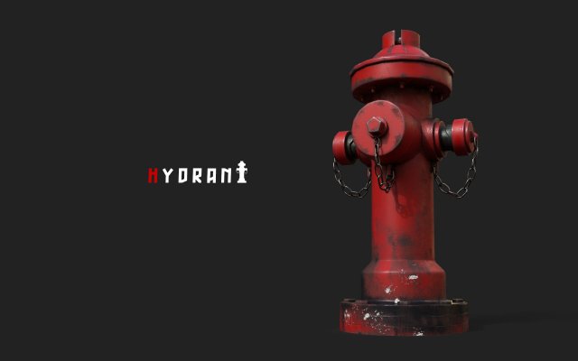 hydrant Modello 3D .c4d .max .obj .3ds .fbx .stl .blend 