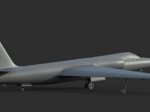u-2 lockheed Modello 3D