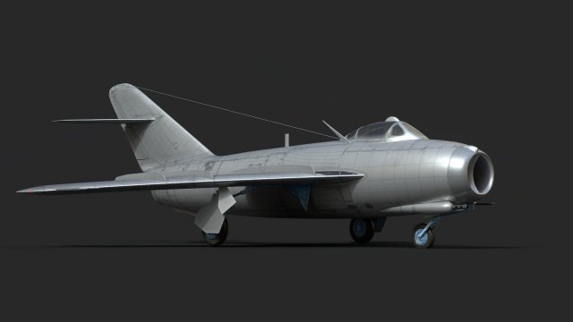mig-17 3Dモデル .c4d .max .obj .3ds .fbx .stl .blend 