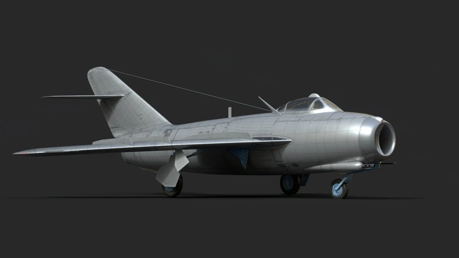 mig-17 3D Model .c4d .max .obj .3ds .fbx .stl .blend