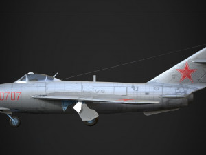 mig-17 3Dモデル