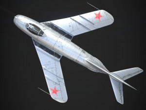 mig-17 3Dモデル