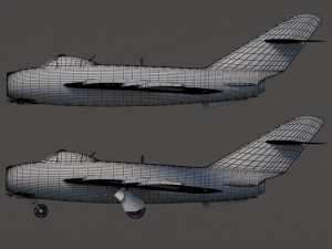 mig-17 3Dモデル