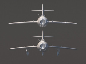 mig-17 3Dモデル