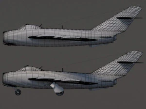 mig-17 czech 3D Model