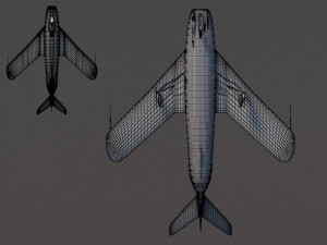 mig-17 czech 3D 모델