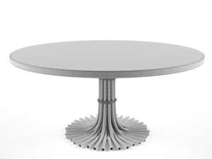 table bamboo 3D Model