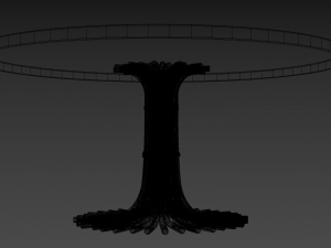 table bamboo 3D Model