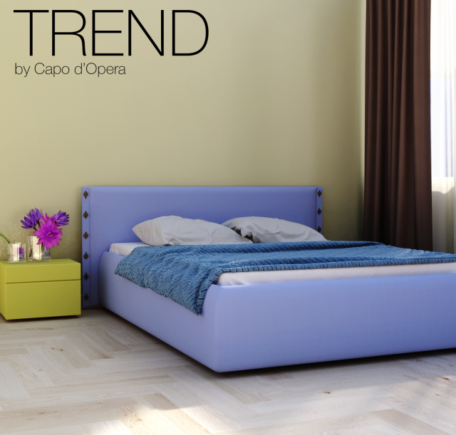 bed trend 3D 模型 .c4d .max .obj .3ds .fbx .stl .blend 