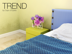 bed trend 3D 模型