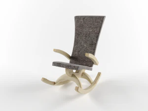 rocking chair lena 3D Model