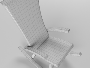 rocking chair lena Modello 3D