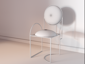 chair solar Modelo 3D