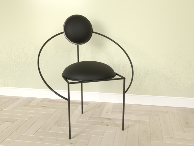 chair orbit lara bohinc 3D Model .c4d .max .obj .3ds .fbx .stl .blend 