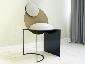chair celeste by lara bohinc 3D Model