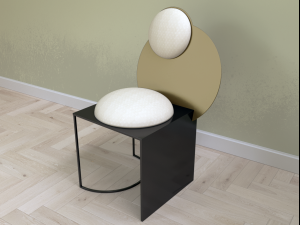 chair celeste by lara bohinc Modelo 3D