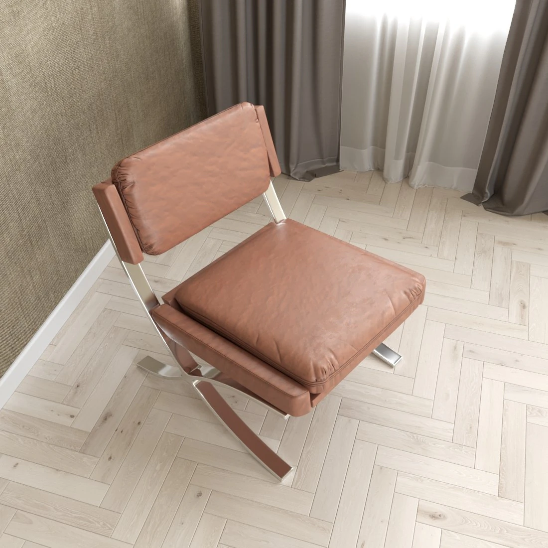 chair officespace 3D Model .c4d .max .obj .3ds .fbx .stl .blend 
