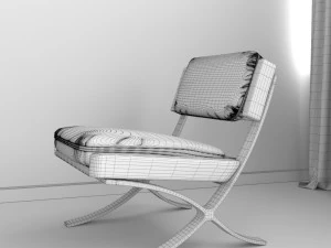 chair officespace 3D Model