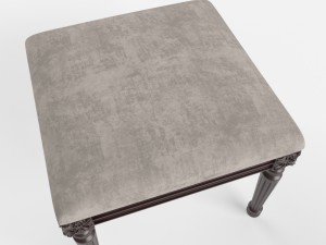 chair elegant home fashions tiffany wood stool Modelo 3D