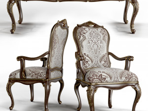 carson aria dining Modèle 3D