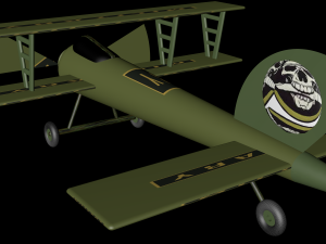 cute air fighter Modelo 3D