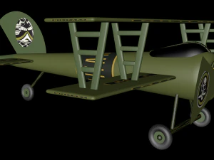 प्यारा हवाई लड़ाकू 3D मॉडल