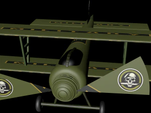 प्यारा हवाई लड़ाकू 3D मॉडल