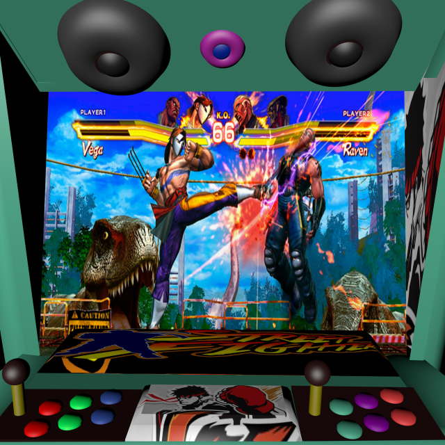 3d arcade model Modelo 3D .c4d .max .obj .3ds .fbx .stl .blend 