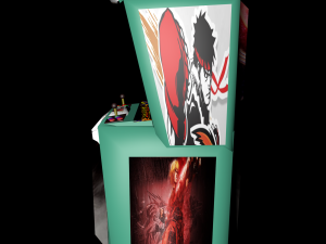 3d arcade model Modelo 3D