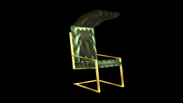 free 3d armchair Modelo 3D .c4d .max .obj .3ds .fbx .stl .blend 