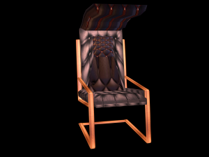 free 3d armchair Modelo 3D