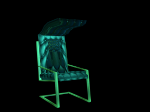 free 3d armchair Modelo 3D