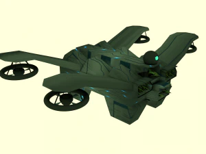 pesawat tak berawak 3d Model 3D