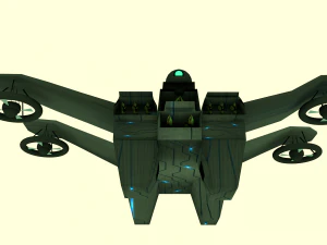 pesawat tak berawak 3d Model 3D