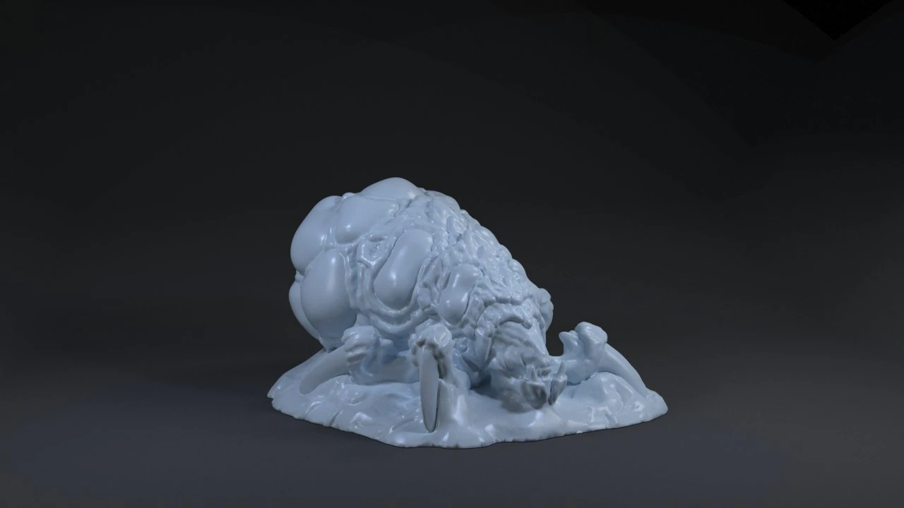The Baneling from starcraft 3d 3D Print Model .c4d .max .obj .3ds .fbx .stl .blend