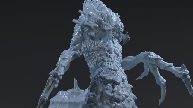 Hydralisk Starcraft2 3D Принт Модель .c4d .max .obj .3ds .fbx .stl .blend 
