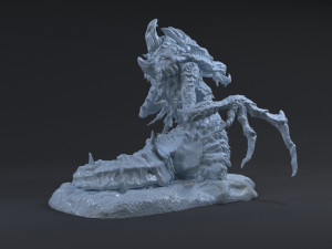 Hydralisk Starcraft2 3D Принт Модель