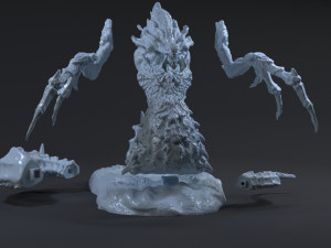Hydralisk Starcraft2 3D Принт Модель