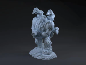 Infested Terran 3D Print Model