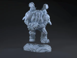 Infested Terran 3D Print Model